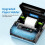 Phomemo M221 Label Maker Machine  Draagbare Label Maker voor Barcodes, Adressen, Logo'S, Mailings, Stickers Blauw 5