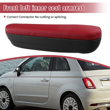 Car Front Left Inner Side PU Leather Armrest 6BV31KRLAA for 500 2016-2019 Car Accessories