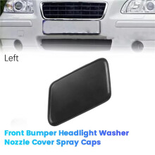 2X Car Front Bumper Headlight Washer Nozzle Cover Jet for S60 2005-2009 Headlamp Washer Jet Cap 39993124 Left