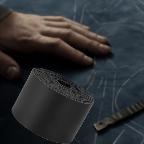 Tiras de Couro Planas Largas de 2 Polegadas para Artesanato, Tiras de Couro de Grão Superior Longo de 8 Polegadas Tiras de Couro de 2 mm de Espessura 2