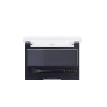 (01 -Gray-Black) Eyebrow Stamp Powder Natural Shape Eye Makeup Waterproof Mirror ADJUSTABLE