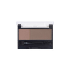 (05 -Brown red) Eyebrow Stamp Powder Natural Shape Eye Makeup Waterproof Mirror ADJUSTABLE
