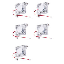 5X for Orange Pi 5 Aluminum Cooling Fan Active Cooling Integrated Aluminum Heat Sink Cooling Fan for 5