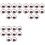 30pcs 2 Wires  Digital Voltmeter  2.5V-40V Digital Voltage Tester LED Display Panel Voltmeter 1