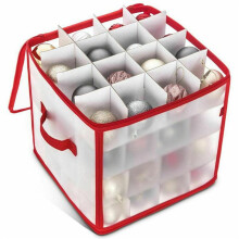 4X Aufbewahrungsbox für Kugeln, Weihnachtskugeln, Aufbewahrung für Weihnachtsbaumschmuck, Organizer, Aufbewahrung für Kugeln, Trennwand, Spielzeug,
