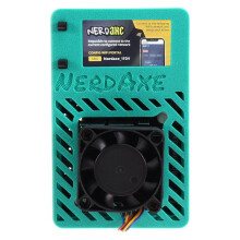 Minero NerdAxe para Bitaxe de 500 Gh/S con Chip ASIC BM1366, Minero de Lotería NerdMiner, Minero de BTC de Lotería en Solitario, Enchufe