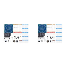 2X Elektronisches Digitaluhr-Kit C51 Mikrocontroller-Lernplatine DS1302 Rotierendes LED-Anzeigemodul DIY-Produktionsteile