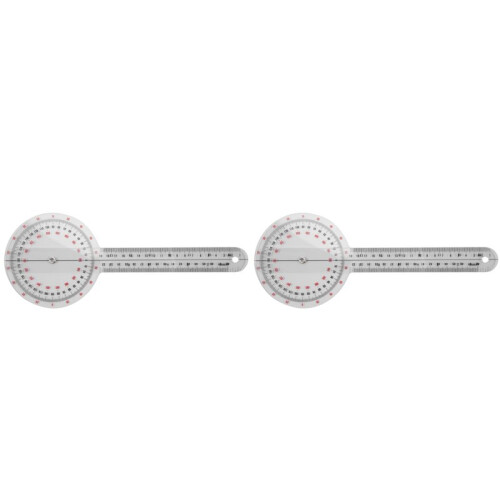 2X Digital Goniometer 360 Grader, Goniometer Fysioterapi - 12 Tum 1