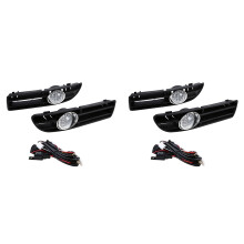 2 Par de Luces Antiniebla LED para Parrilla Delantera de Parachoques Delantero para Bora MK4 1999-2007
