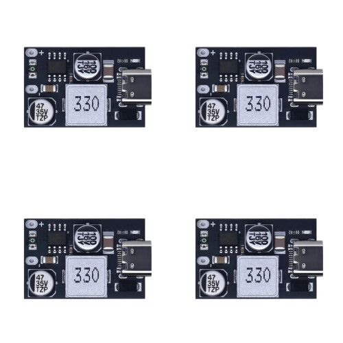 4X 65W 8-32V  to USB Type C PD 3.0 QC3 Fast Charge Step-Down Power Module Mobile Phone Quick Charge Adapter Module