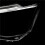 Car Headlight Cover for   Axio 2012-2014 Front Headlamp Lens Headlight Shell Left 2
