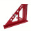 Aluminum Miter Triangle Ruler - 3D Multi-Angle Woodworking Square Protractor - Enhanced Hole Scriber - High Accuracy B 10