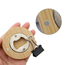 Bottle Opener Round Shape Coaster Fridge Magnet Decor Beer Opener Decoration Beer Bottle Opener Crafts