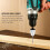 Keyless Drill Chuck Bit, 2Pcs Drill Chuck Adapter with 10Pcs Drills,1/4 Inch Hex Shank Drill Chuck Fast Change Converter 1