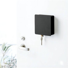 Wall-Hung Porch Key Rack Magnet Rack Key Cabinet Keychain Holder Organizer White