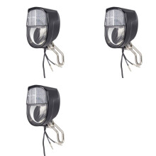3X Dynamo Bike Light Front Light Set Input AC 6V 3W Dynamo Bicycle LED Headlight Bike Accessories