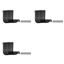 30 Pcs Iron Wall Hooks Outdoor Decorative Hook for Hanging Planter Coat Lantern Plant Hooks Hangers Metal Hooks