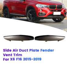1 Par de Embellecedores de Ventilación de Guardabarros Lateral de Coche 51767361417 51767361418 para X6 F16 2015-2019 35i 35iX 5iX Tira Decorativa