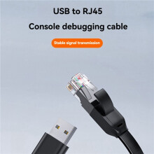 2X Cavo Console USB A RJ45 Adattatore Seriale RS232 per Computer Portatile Cavo Console Convertitore USB RJ45 8P8C 300 cm