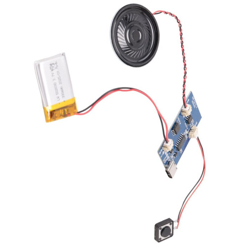 4X Módulo de Sonido Programable: Chip con Altavoz para Grabar Música y Voz.