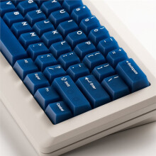 132 Keys Transparent PC Keycaps Keycap Set with Number Pad for MX Mechanical Gaming Keyboard Backlit RGB