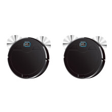 2X 3 en 1 Balayeuse Intelligente pour Robot de Balayage Balayage et Aspiration Aspirateur Sans Fil UV Balayage Robots-A