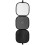 Two Sides Trifold Reflector Foldable Disc Hand Hold Gray/White Balance Card Light Diffuser 3in1 Focus Board 1