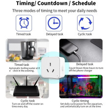 Für Intelligente Steckdosenleisten WiFi Multifunktionale Intelligente Steckdose Drahtlose Fernbedienung mit Timer Unterstützung Aleax AU Stecker