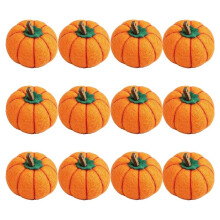 12 Pcs Calabazas de Fieltro de Lana para Acción de Gracias Decoración de Otoño Calabazas Decoración Decoraciones de Otoño para el Hogar C
