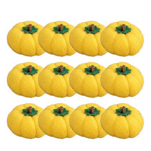 12 Pièces de Citrouilles en Feutre de Laine pour Thanksgiving Décoration D'Automne Citrouilles Décorations D'Automne pour la Maison B