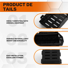 Relay Fuse Block 10 Way Relay Slot ATC/ATO Circuit Control Relay System, Suitable for Repairing Automotive Relay Fuses