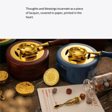 Wax Seal Stamp Set Lacquered Stamp Sealing Wax Kit DIY Supplies Wedding Invitation Decorative Sealing Wax Set