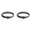 2X Rhinowalk TPU Plastic Elastic Scale Strap with Clip Safety Rubber Cargo Strap Compact Tie High Strength Strap Black 1