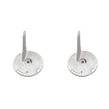 2X 55125-90J01 Ánodo de Zinc para Aleta de Ajuste para Motor de para Fueraborda DF70-140HP 55125-90J00 Reemplaza Piezas