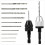 Keyless Drill Chuck Bit, 2Pcs Drill Chuck Adapter with 10Pcs Drills,1/4 Inch Hex Shank Drill Chuck Fast Change Converter 2