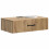 VidaXL vidaXL Wall-Mounted Side Table Artisan Oak 59 x 34.5 x 17 cm 3