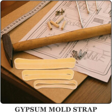 6Pcs Rubber Bands Heavy Duty Thick Elastic Bands Mold Fixed Belt Pottery Mold Strap Binding Plaster Molds Rubberbands