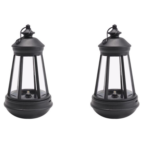 4X Solar Lantern Outdoor Waterproof Large Lighthouse Lantern Led Light Source Garden Decorative Lights