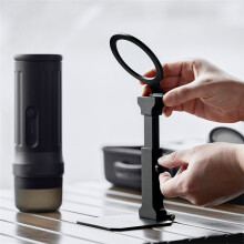 IKAPE Support de Goutte à Goutte de Café en Aluminium Pliable pour Machine à Café Espresso Portable Électrique Sans Fil