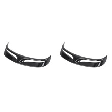 2X Black Rear Tip Trim Shell for Fat Boy FLSTF FLSTFB 2010-2017 Trailing Trim Cover