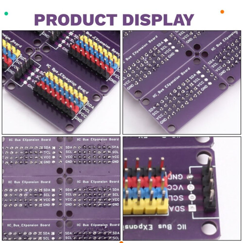 I2C Hub Module Splitter 8-Way I2C Bus Expansion Board,IIC Interface Signal Distributor,Hub Electronic Building Block 2