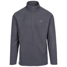 (M, Charcoal) Trespass Mens Keynote Anti Pilling 1/4 Zip Fleece Top
