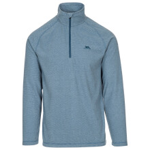 (S, Coastal Blue/Navy) Trespass Mens Keynote Anti Pilling 1/4 Zip Fleece Top