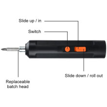 USB-Charging Electric Screwdriver Electric Screwdriver for Fastening Drilling and Screwdriving Tool Maintenance Tool