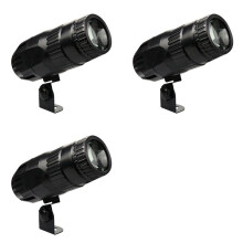 3X 20W Pinspot Light avec Télécommande, Projecteur Boule Disco Miroir Ultra Lumineux pour DJ Disco Bar Club Show Prise Américaine