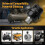 1/2" Thread Intake Silencer Filter, 20mm Metal Air Compressor Muffler with Replaceable Filter Element, Noise Reduction 5