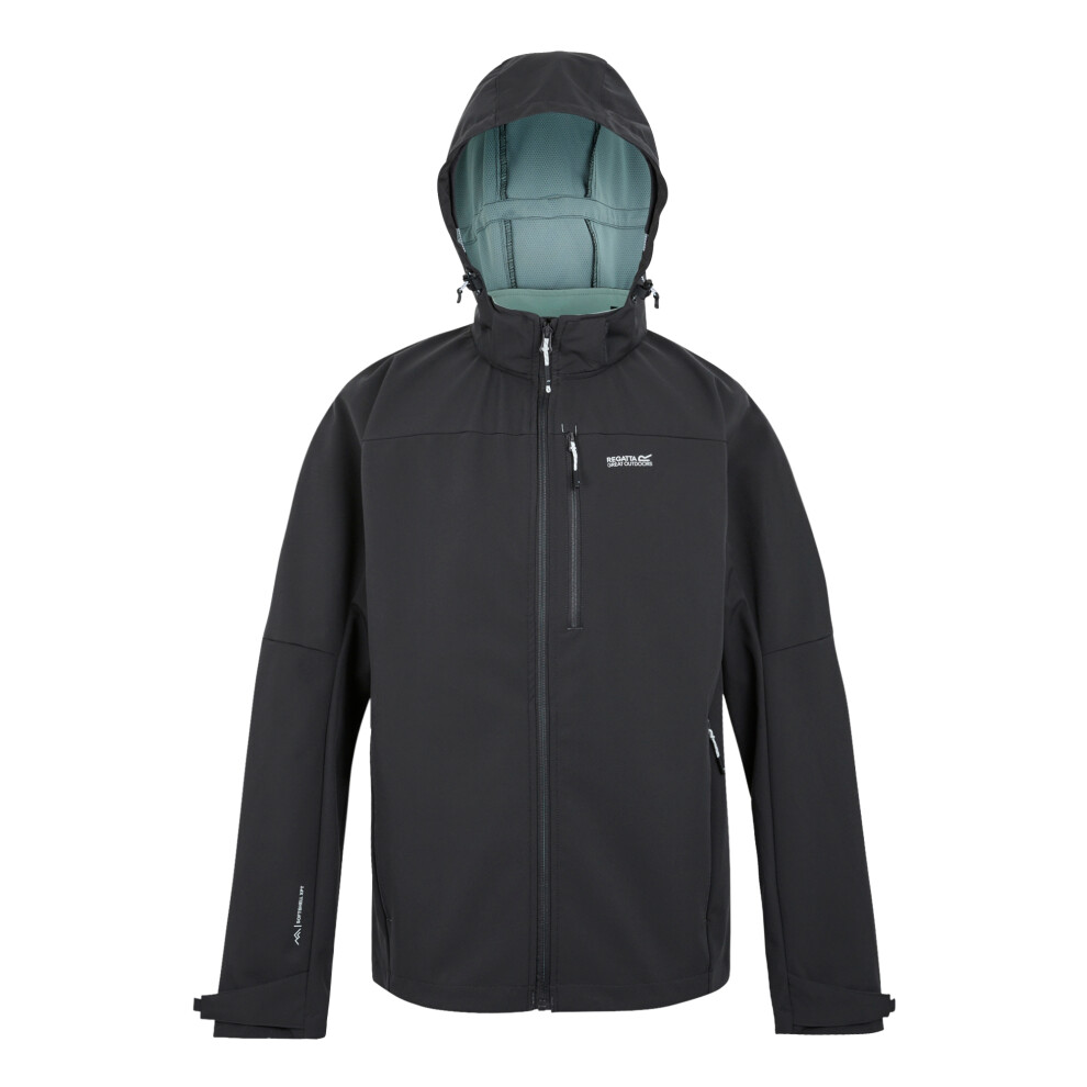 Regatta (M, Ash/Glacier) Mens Arana Waterproof Soft Shell Jacket