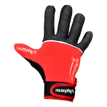 (XS, Grey/Red/White) Murphys Unisex Adult V2 Gaelic Gloves