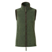 (XXL, Moss Green/Brown) Premier Womens/Ladies Artisan Fleece Gilet