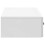 VidaXL vidaXL Wall-Mounted Side Table High Gloss White 87.5 x 34.5 x 17 cm 6